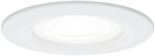 Paulmann LED Einbaustrahler Nova rund 1x6,5W GU10 Weiß matt 4000K starr (92978)