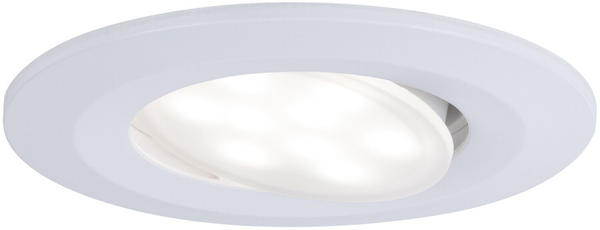 Paulmann LED Einbaustrahler schwenkbar Weiß matt Calla rund 1x6W (99926)