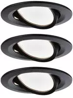 Paulmann 94472, Paulmann 94472 LED-Einbauleuchte LED 18W Schwarz (matt)