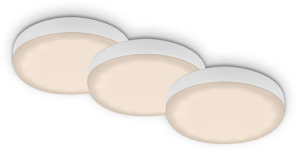 Briloner LED Einbauleuchten 3er-Set weiß 3xLED-Platine/3W (7061-036)