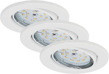 Briloner LED Einbauleuchten weiß 3er-Set 3xLED/5W (7219-036)