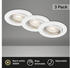 Briloner LED Einbauleuchten weiß 3er-Set 3xLED/GU10/49W (7050-036)