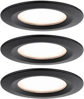 Paulmann 93081 Set Nova Plus LED-Einbauleuchte LED 18W Schwarz