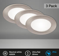 Briloner Leuchten LED Einbauleuchte "FLAT IN"