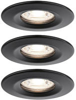 Paulmann LED Deckeneinbauleuchte NOVA MINI COIN rund, 3er-Set, 4W, 2700K, 310lm,