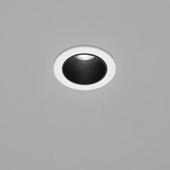 Helestra LED Deckeneinbaustrahler Pic weiß/schwarz 8W/480lm rund (15/2060.07-22/30)