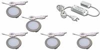 Hera Set aus Stahl Downlight 4 W LED WW 5 + LED 24/30 W 61056305002