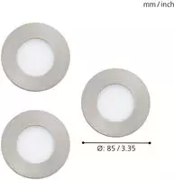 EGLO Einbauleuchte "FUEVA-C" LED-Board 1 Stk. Kaltwei&szlig; Neutralwei&szlig; 