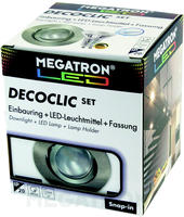 Megatron MT75404 Einbauleuchte LED GU10, GU5.3 5.5W Eisen (geb&uuml;rstet)