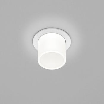 Helestra LED Deckeneinbaustrahler Pic in Weiß und Transparent-satiniert 8W 450lm 2700K weiß