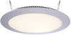Deko-Light Schlichte LED Deckeneinbauleuchte Ø235mm silber 2700K warmweiß silber