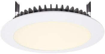 Deko-Light LED Deckenpanel Round III 26 in Weiß-Satiniert 26W 2680lm 3000K weiß