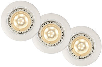 Lucide LED Einbaustrahler Focus in Weiß 3x5W 960lm 3000K weiß