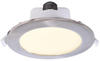 Deko-Light LED Einbauleuchte Acrux in Verkehrsweiß und Silber 15,5W 1370lm 145mm weiß