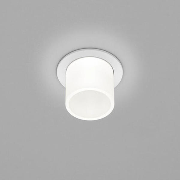 Helestra LED Deckeneinbaustrahler Pic in Weiß und Transparent-satiniert 8W 500lm 2700K weiß