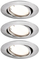 Paulmann 92464, Paulmann 92464 LED-Einbauleuchte 3er Set LED 14.7W Eisen (geb&uuml;rstet)
