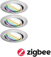 Paulmann 92467, Paulmann 92467 LED-Einbauleuchte 3er Set LED 14.7W Eisen (geb&uuml;rstet)