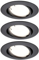 Paulmann LED Einbauleuchte "Base 3x430lm 230V" 1 Stk. Warmwei&szlig; Zigbee Basisset