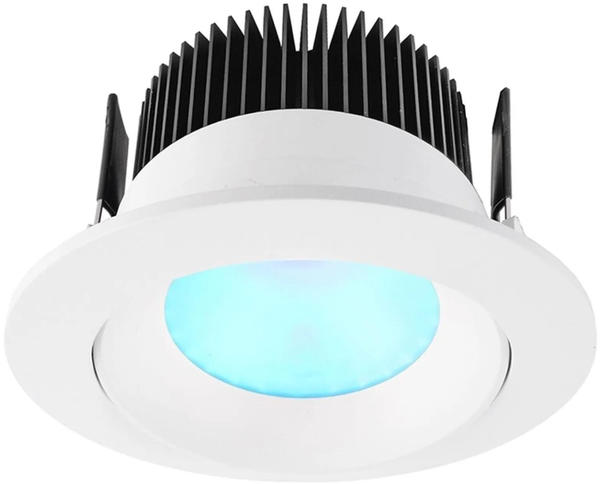 Deko-Light LED Deckeneinbauleuchte COB94 in Weiß-matt RGBW 16W 710lm weiß