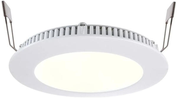 Deko-Light LED Deckeneinbaupanel 8 in Weiß-Matt und Transparent-Satiniert 8W 140lm weiß
