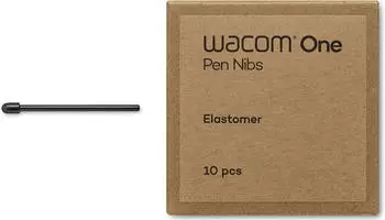 Wacom Elastomer-Stiftspitzen f&uuml;r One Standardstift, schwarz, 10 St&uuml;ck (ACK24918Z)