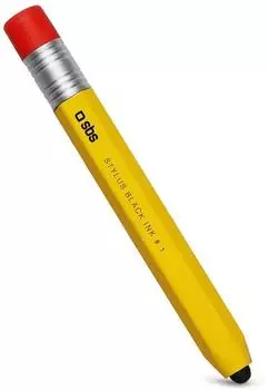 SBS Mobile Write & Touch Eingabestift f&uuml;r Smartphones und Tablets, kapazitiv, schwarz/gelb (TTTATTOEASY)