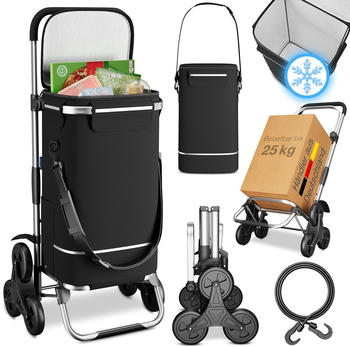 maxVitalis Treppensteiger mit Kühlfach (24462) black