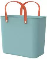 Rotho Multibag Albula Ocean-Bound Plastic, 25 l sky blau M&Atilde;&fnof;&frac14;lltrennung