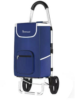 Cheffinger Shopping Trolley 56L (TROLL03) blue