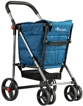 Rolser Polar Basket 4 Wheels Large 2 Swivel Foldable Navy