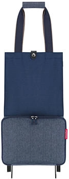 Reisenthel Foldabletrolley herringbone dark blue