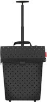 reisenthel trolley M frame glossy dots - Schwarz