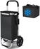 Vounot Folding Shopping Trolley with Cool Bag 57L