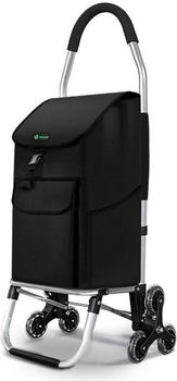 Vounot Foldable Shopping Trolley 45L 6 Wheels black
