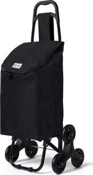 Vounot Foldable Shopping Trolley 32L 6 Wheels black