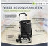 Juskys 3in1 Einkaufstrolley 56L mit Kühlfach Treppensteiger