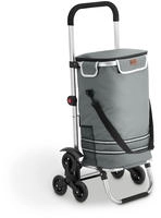 Juskys 300902, Juskys Einkaufstrolley Treppensteiger Grau