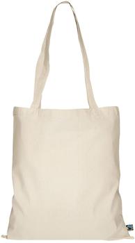 TEXXILLA Fairtrade Baumwolltasche mit langen Henkeln 42 x 38 cm natur