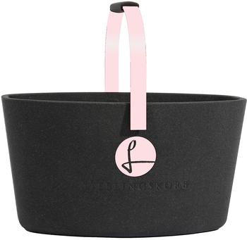 Lieblingskorb Basic Deep Black pastel rose