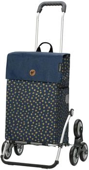 Andersen Treppensteiger Royal Shopper Fita Einkaufstrolley blau/braun (169-225-90)
