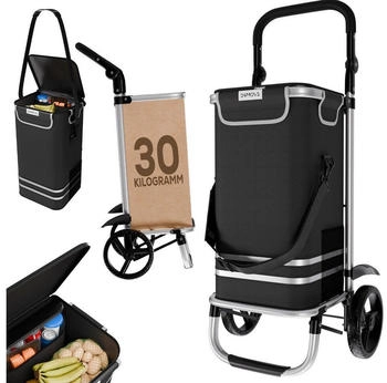 24MOVE Shopping Trolley 55L (24M-0100) black
