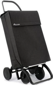 Rolser Jean Tweed 4 Wheel Shopping Trolley green