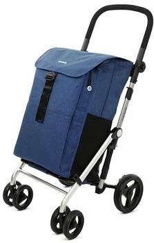 Carlett Classic Family Shopping Trolley with Hook (LETT470) denim