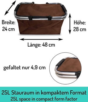 Ebest Einkaufskorb faltbar 25L (T-EKK)