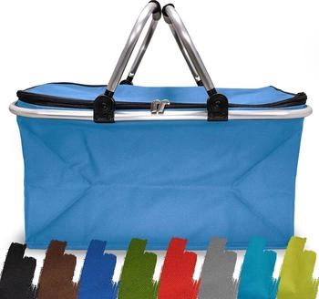 Ebest Einkaufskorb faltbar 25L (T-EKK) light blue