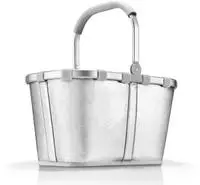 reisenthel Carrybag Einkaufskorb silver crackle BK7088 22L silber Polyester