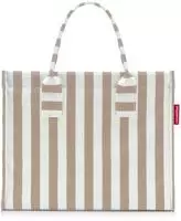 Reisenthel Daily Shopper summerstripes coffee DN6056 - Shopper Tasche 42 x 35 x 17 cm