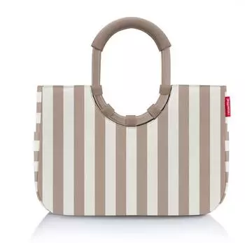 Reisenthel Loopshopper M summerstripes coffee