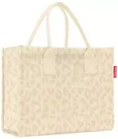 reisenthel daily shopper Umh&auml;ngetasche Polyester leo vanilla DN1043 42x35x17cm
