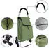 Relaxdays Shopping Trolley 45L (10051092) green/silver/black